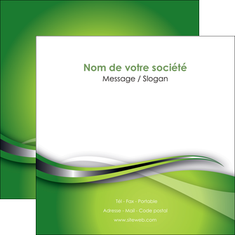maquette en ligne a personnaliser flyers web design vert fond vert verte MIF73087