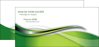 faire carte de correspondance web design vert fond vert verte MIF73093