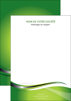 personnaliser modele de flyers web design vert fond vert verte MIF73101