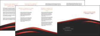 cree depliant 4 volets  8 pages  web design noir fond noir image de fond MLIG73255