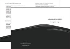 impression depliant 2 volets  4 pages  web design gris fond gris metal MLGI73515