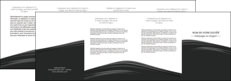 realiser depliant 4 volets  8 pages  web design gris fond gris metal MLGI73517