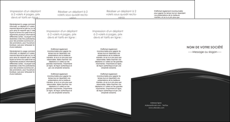 personnaliser modele de depliant 4 volets  8 pages  web design gris fond gris metal MLGI73521