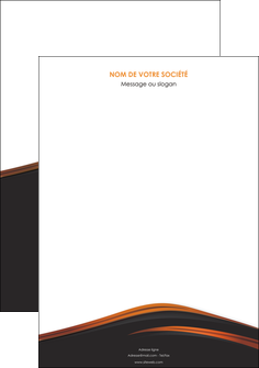 realiser affiche web design gris fond gris orange MIF73583