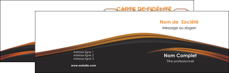 maquette en ligne a personnaliser carte de visite web design gris fond gris orange MIF73587