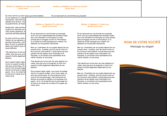 faire modele a imprimer depliant 3 volets  6 pages  web design gris fond gris orange MIF73605