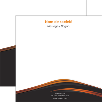 personnaliser modele de flyers web design gris fond gris orange MIF73613