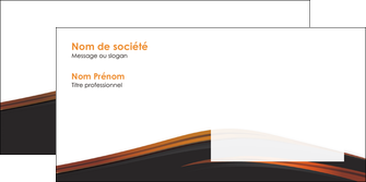 cree enveloppe web design gris fond gris orange MIF73617