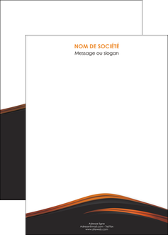 personnaliser modele de affiche web design gris fond gris orange MIF73623