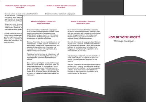 creer modele en ligne depliant 3 volets  6 pages  reseaux texture contexture structure MIDLU73663