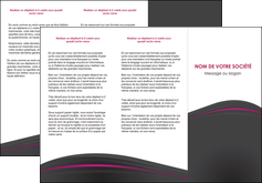 creer modele en ligne depliant 3 volets  6 pages  reseaux texture contexture structure MIDLU73663