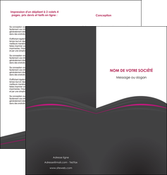 modele en ligne depliant 2 volets  4 pages  reseaux texture contexture structure MIDLU73665