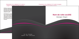 faire modele a imprimer depliant 2 volets  4 pages  reseaux texture contexture structure MIDLU73667