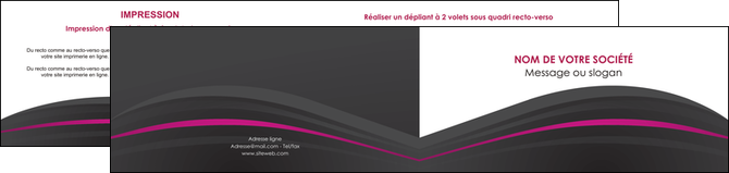 imprimer depliant 2 volets  4 pages  reseaux texture contexture structure MIDLU73673