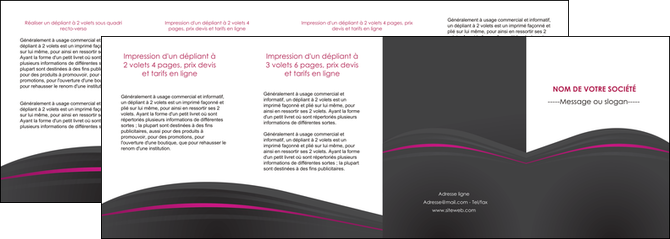 realiser depliant 4 volets  8 pages  reseaux texture contexture structure MIDLU73685