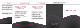 realiser depliant 4 volets  8 pages  reseaux texture contexture structure MIDLU73685