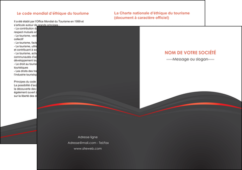 impression depliant 2 volets  4 pages  web design gris fond gris gris metallise MLGI73987