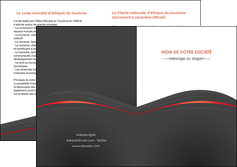 impression depliant 2 volets  4 pages  web design gris fond gris gris metallise MLGI73987