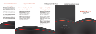 cree depliant 4 volets  8 pages  web design gris fond gris gris metallise MLGI73991