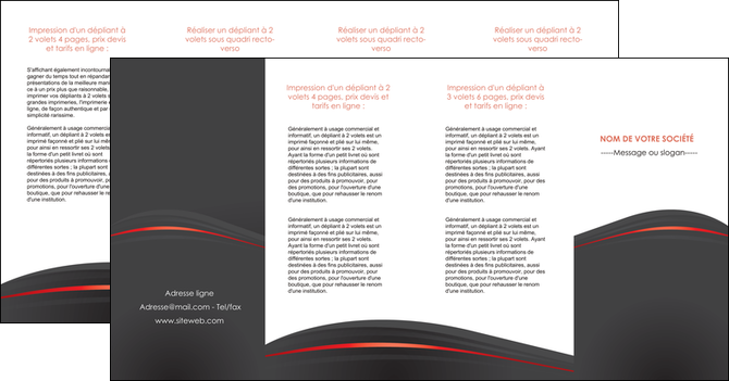 imprimerie depliant 4 volets  8 pages  web design gris fond gris gris metallise MLGI73995