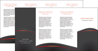imprimerie depliant 4 volets  8 pages  web design gris fond gris gris metallise MLGI73995