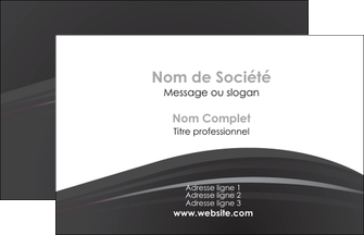 creation graphique en ligne carte de visite restaurant menu noir blanc MIDLU73999
