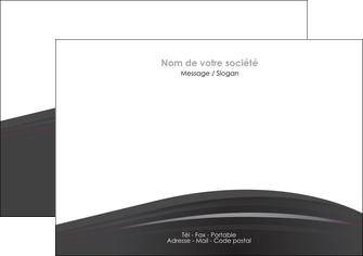 realiser flyers restaurant menu noir blanc MIDLU74023