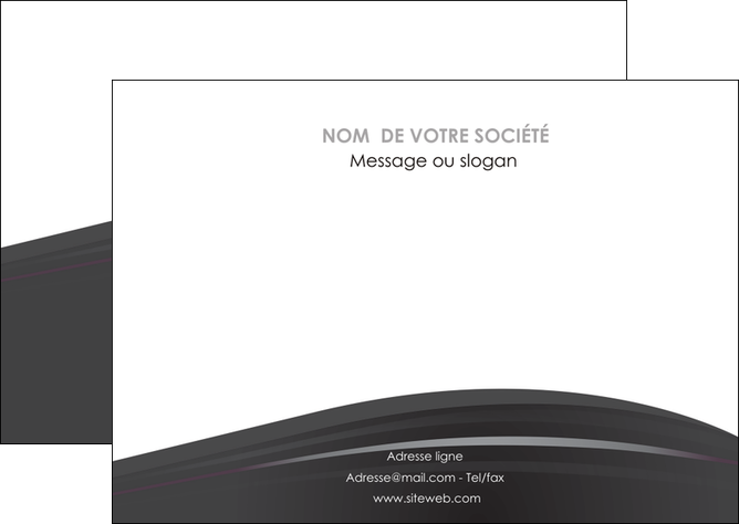 impression flyers restaurant menu noir blanc MIDLU74027