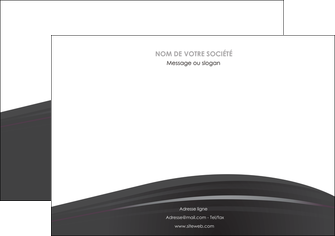 exemple flyers restaurant menu noir blanc MIDLU74033