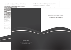 impression depliant 2 volets  4 pages  web design noir fond noir texture MLIG74091