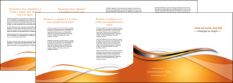 modele depliant 4 volets  8 pages  web design texture contexture structure MLIG74199