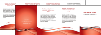 personnaliser maquette depliant 4 volets  8 pages  web design texture contexture structure MFLUOO74257