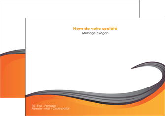 personnaliser modele de flyers orange fond orange couleur MLIG74457