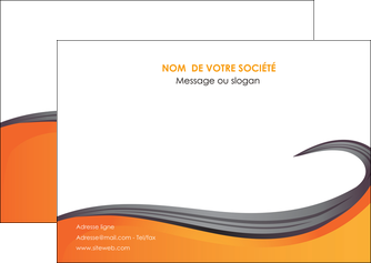 imprimer flyers orange fond orange couleur MLIG74461