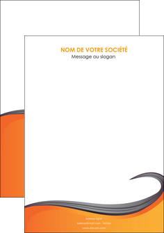 realiser flyers orange fond orange couleur MLIG74479