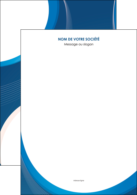 maquette en ligne a personnaliser affiche web design bleu fond bleu couleurs froides MIDLU74609