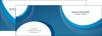 personnaliser modele de depliant 2 volets  4 pages  web design bleu fond bleu couleurs froides MIDLU74621
