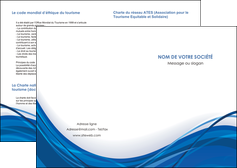 faire depliant 2 volets  4 pages  web design bleu fond bleu couleurs froides MLGI74663