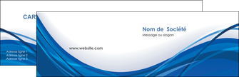 maquette en ligne a personnaliser carte de visite web design bleu fond bleu couleurs froides MLGI74665