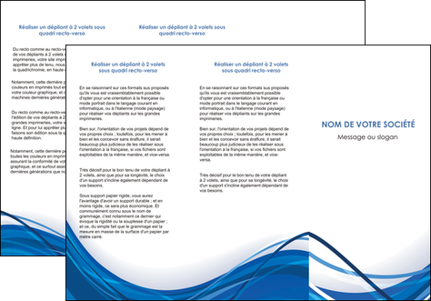imprimerie depliant 3 volets  6 pages  web design bleu fond bleu couleurs froides MLGI74683