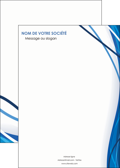 imprimer affiche web design bleu fond bleu couleurs froides MLGI74701