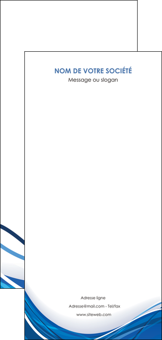 impression flyers web design bleu fond bleu couleurs froides MLGI74707