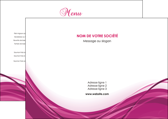 faire set de table violet fond violet mauve MLIGLU74709