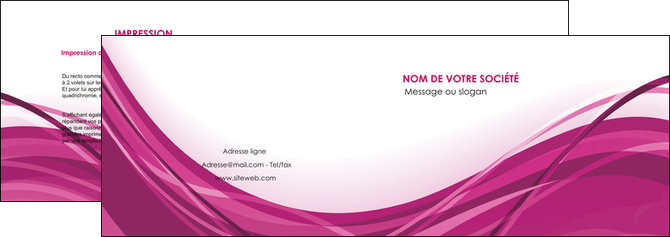creer modele en ligne depliant 2 volets  4 pages  violet fond violet mauve MLIGLU74725