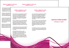 personnaliser modele de depliant 3 volets  6 pages  violet fond violet mauve MLIG74735