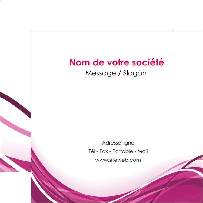 creation graphique en ligne flyers violet fond violet mauve MLIGLU74743