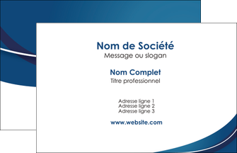creation graphique en ligne carte de visite web design bleu fond bleu courbes MFLUOO74815