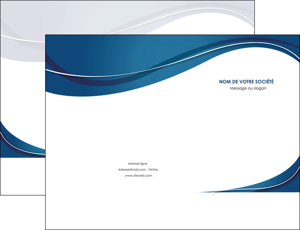 creation graphique en ligne pochette a rabat web design bleu fond bleu courbes MFLUOO74827