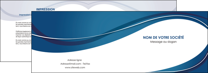 realiser depliant 2 volets  4 pages  web design bleu fond bleu courbes MFLUOO74833