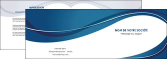 realiser depliant 2 volets  4 pages  web design bleu fond bleu courbes MFLUOO74833